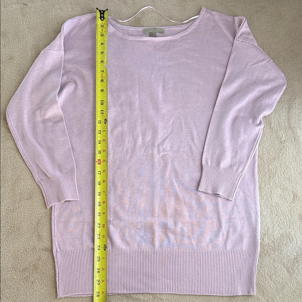 One A Soft Lavender Crew Neck Sweater - Women’s Size Large